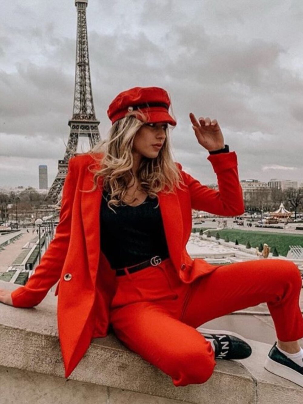 ZARA RED TROUSERS PANTS BRAND NEW WITH TAGS SIZE SMALL
